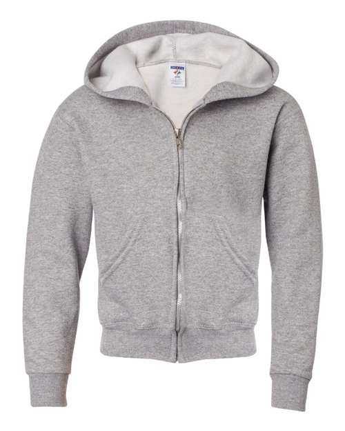 JERZEES - Youth NuBlend® Full-Zip Hooded Sweatshirt - 993BR