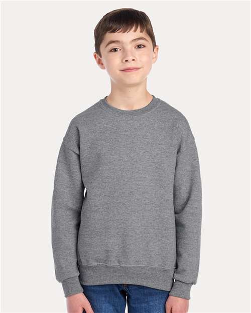 JERZEES - Youth NuBlend® Crewneck Sweatshirt - 562BR