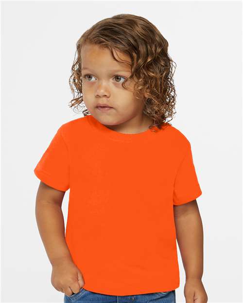 Camiseta de algodón para niños pequeños Rabbit Skins - 3301T