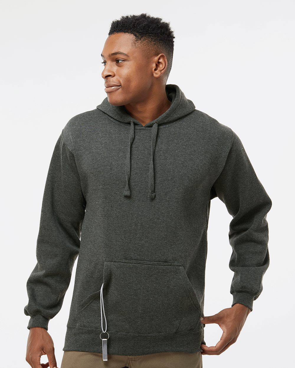 J. America - Men's Tailgate Hooded Sweatshirt - 8815