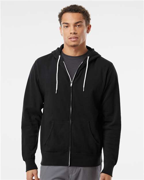 Independent Trading Co. - Sudadera unisex ligera con capucha y cremallera completa - AFX90UNZ