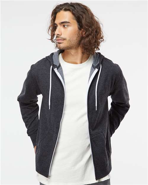 Independent Trading Co. - Unisex Lightweight Full-Zip Hooded Sweatshirt - AFX90UNZ
