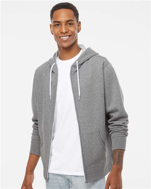 Independent Trading Co. - Sudadera unisex ligera con capucha y cremallera completa - AFX90UNZ
