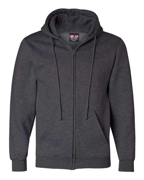 Bayside - Unisex USA-Made Full-Zip Hooded Sweatshirt - 900