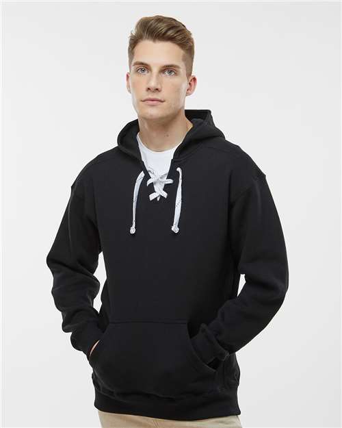 J. America - Men's Sport Lace Hooded Sweatshirt - 8830