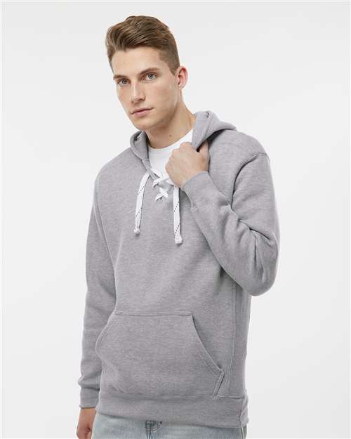 J. America - Men's Sport Lace Hooded Sweatshirt - 8830