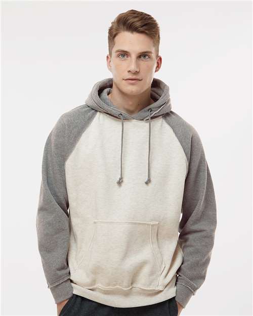 J. America - Men's Vintage Heather Hooded Sweatshirt - 8885