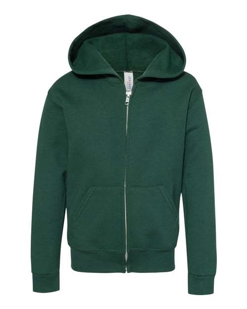 JERZEES - Youth NuBlend® Full-Zip Hooded Sweatshirt - 993BR