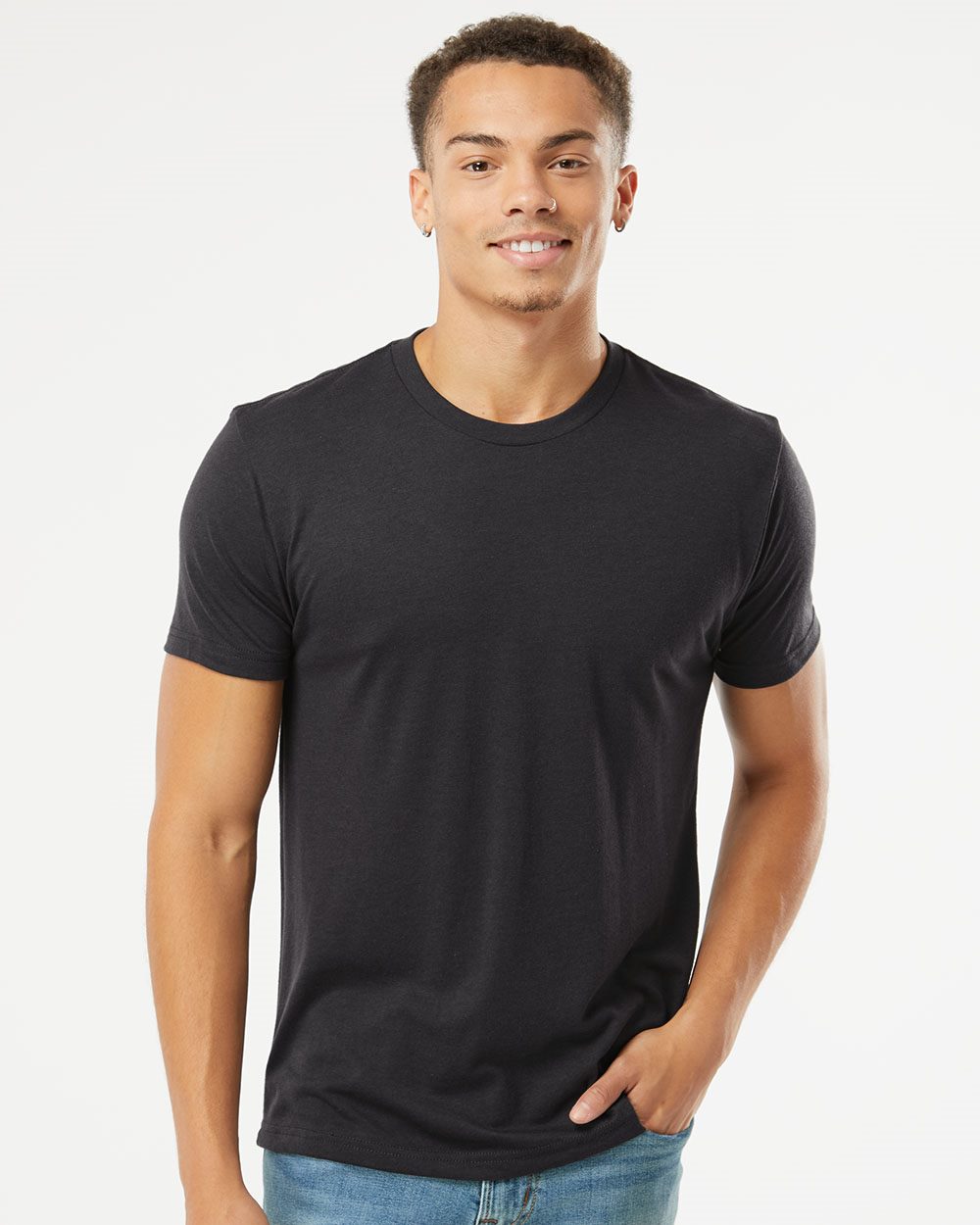 Next Level - Camiseta unisex de mezcla triple - 6010