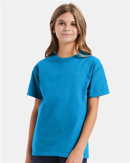 Hanes - Camiseta juvenil auténtica - 5450