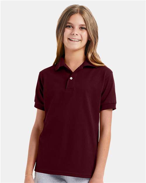 Hanes - Youth EcoSmart® Jersey Polo - 054Y
