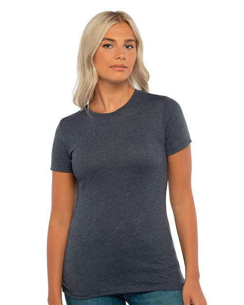 Next Level - Camiseta Triblend para mujer - 6710