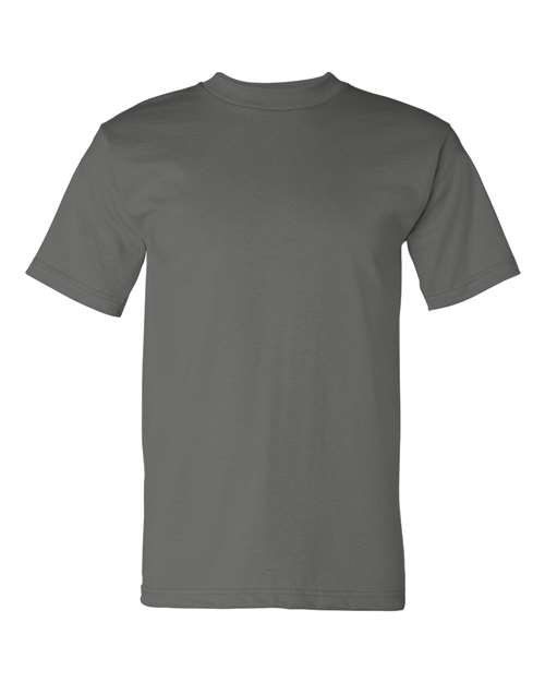 Bayside - Camiseta unisex de peso pesado, fabricada en EE. UU. - 5100