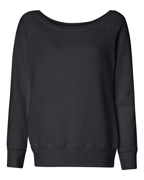 BELLA + CANVAS - Women’s Sponge Fleece Wide Neck Sweatshirt - 7501