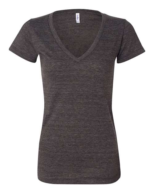 BELLA + CANVAS - Women’s Triblend Deep V-Neck Tee - 8435