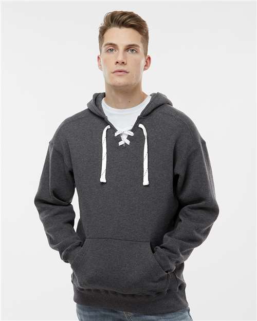 J. America - Men's Sport Lace Hooded Sweatshirt - 8830