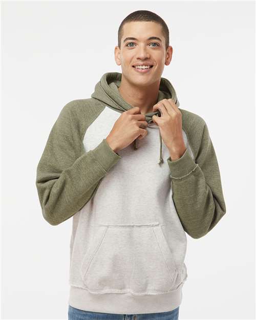 J. America - Men's Vintage Heather Hooded Sweatshirt - 8885