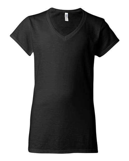 Gildan - Camiseta Softstyle® con cuello en V para mujer - 64V00L