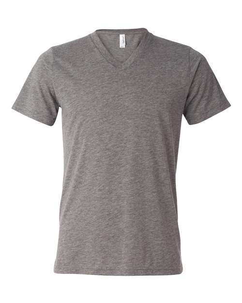 BELLA + CANVAS - Camiseta unisex de cuello en V de mezcla triple - 3415