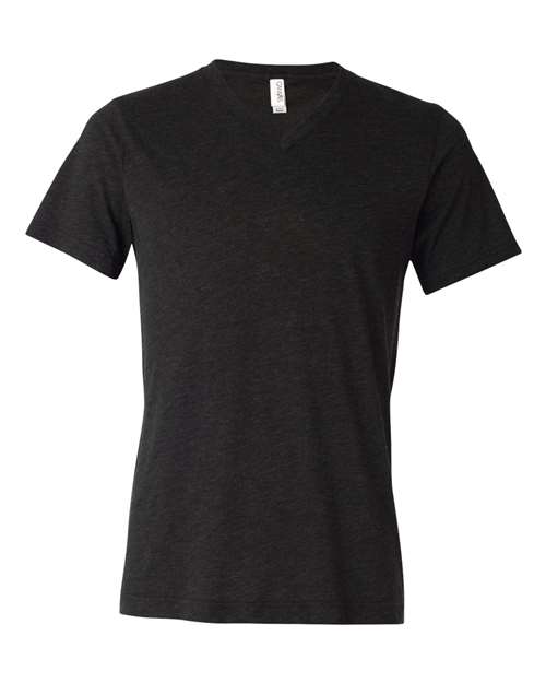 BELLA + CANVAS - Camiseta unisex de cuello en V de mezcla triple - 3415