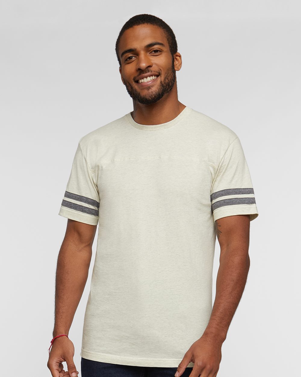 LAT - Unisex Football Fine Jersey Tee - 6937