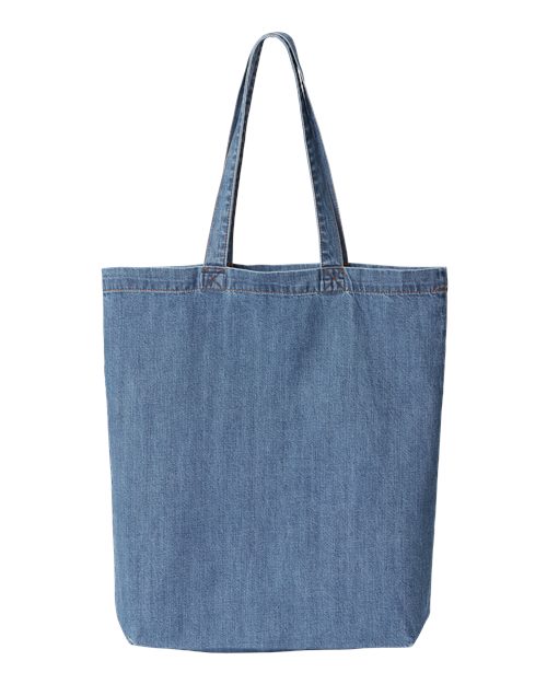 Liberty Bags - Cotton Denim Gusseted Tote Bag - 7761A