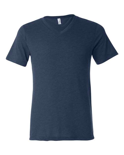 BELLA + CANVAS - Camiseta unisex de cuello en V de mezcla triple - 3415