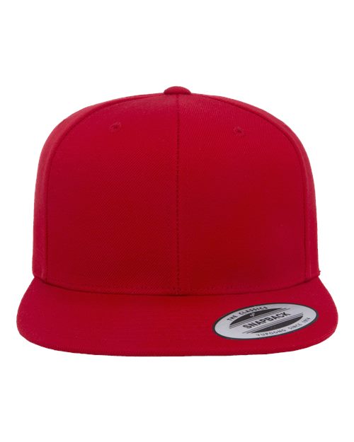 Gorra YP Classics Premium con visera plana y cierre a presión - 6089M