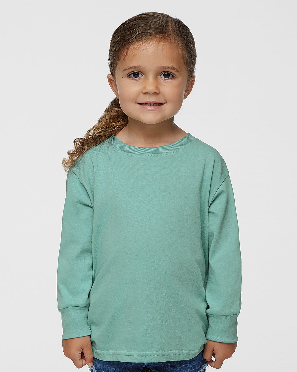 Rabbit Skins - Camiseta de manga larga de jersey fino para niños pequeños - 3302