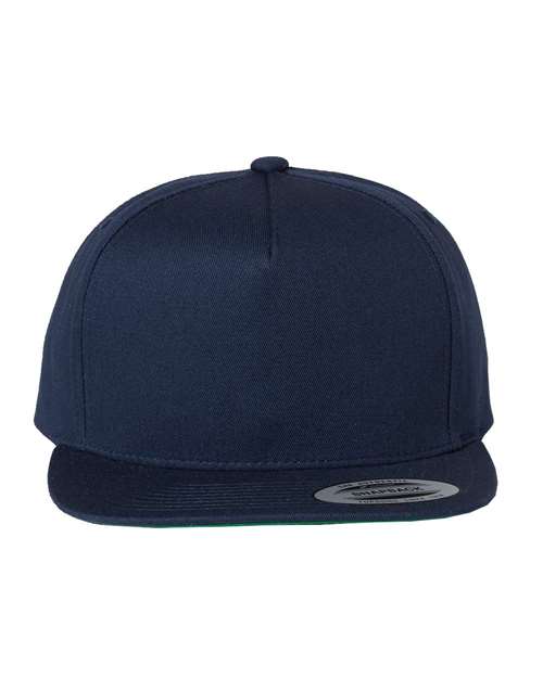 YP Classics - Gorra snapback de sarga de algodón de cinco paneles - 6007