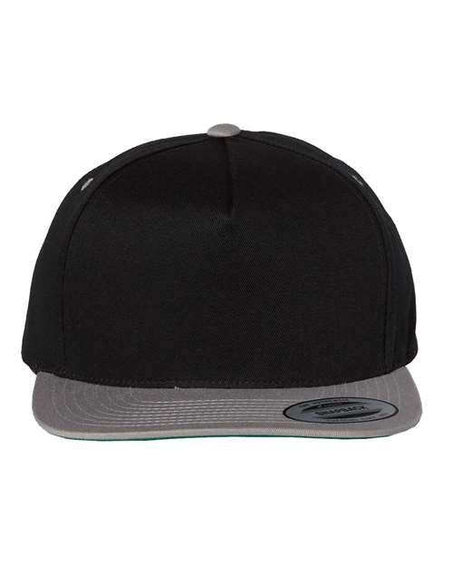 YP Classics - Gorra snapback de sarga de algodón de cinco paneles - 6007