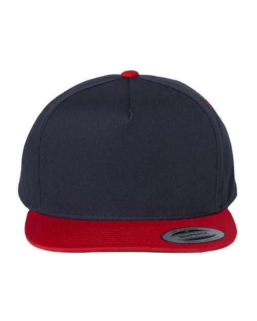 YP Classics - Gorra snapback de sarga de algodón de cinco paneles - 6007