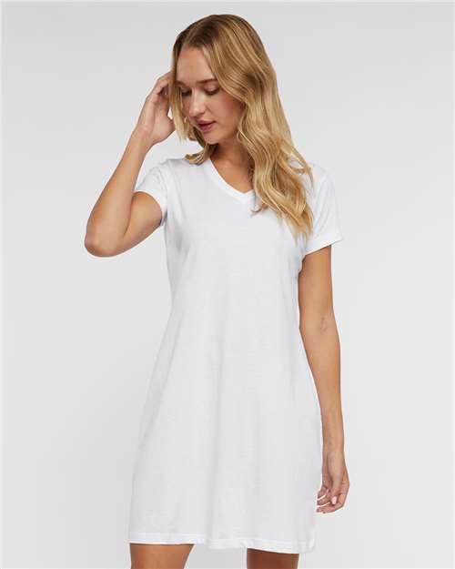 LAT - Women's Fine Jersey V-Neck Coverup - 3522