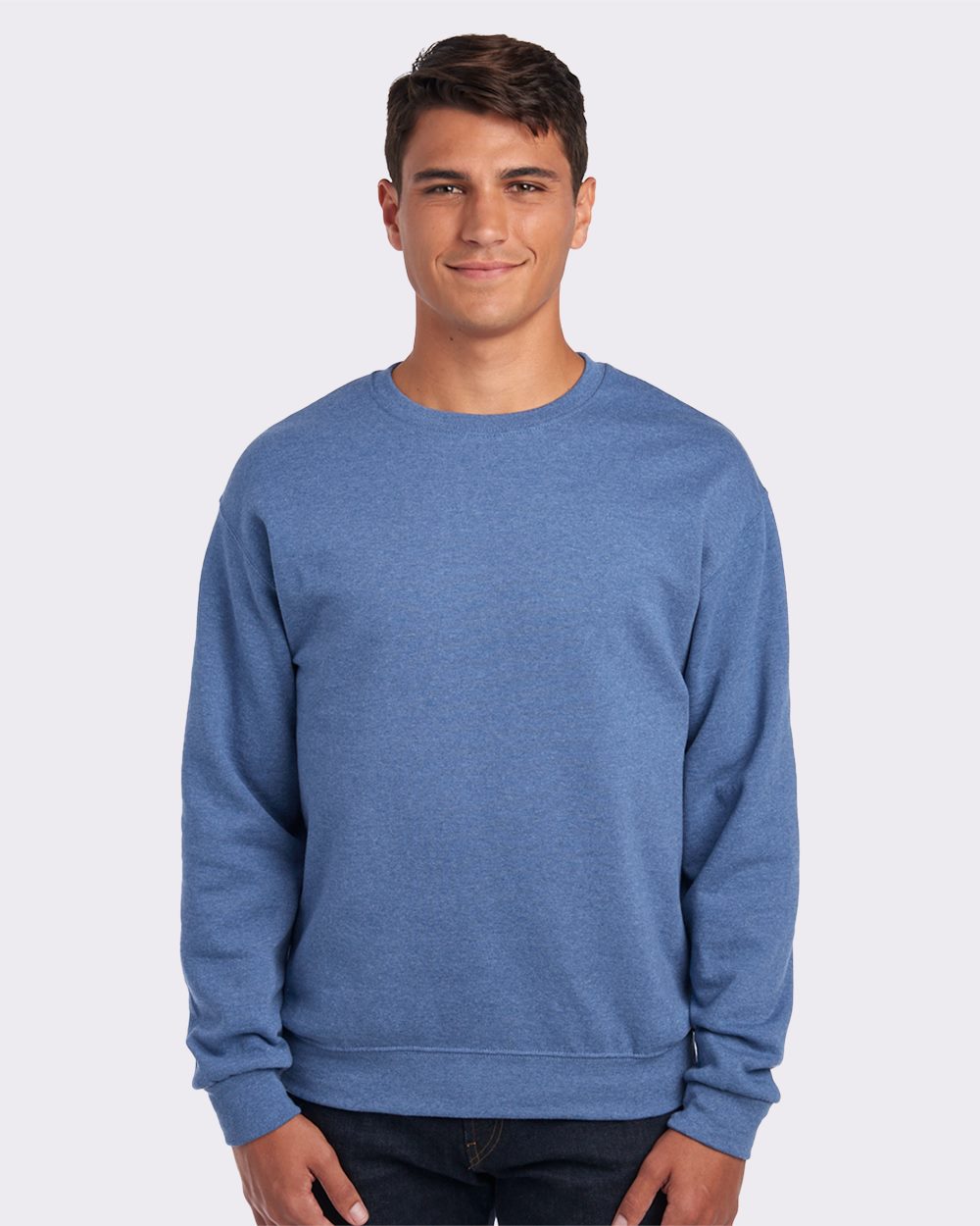 JERZEES - Sudadera unisex de cuello redondo NuBlend® - 562MR