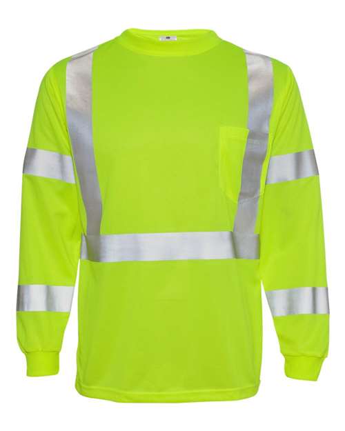 Kishigo - Unisex Long Sleeve Class 3 T-Shirt - 9145-9146