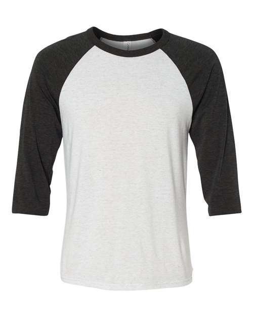 BELLA + CANVAS - Camiseta de béisbol unisex de manga tres cuartos - 3200