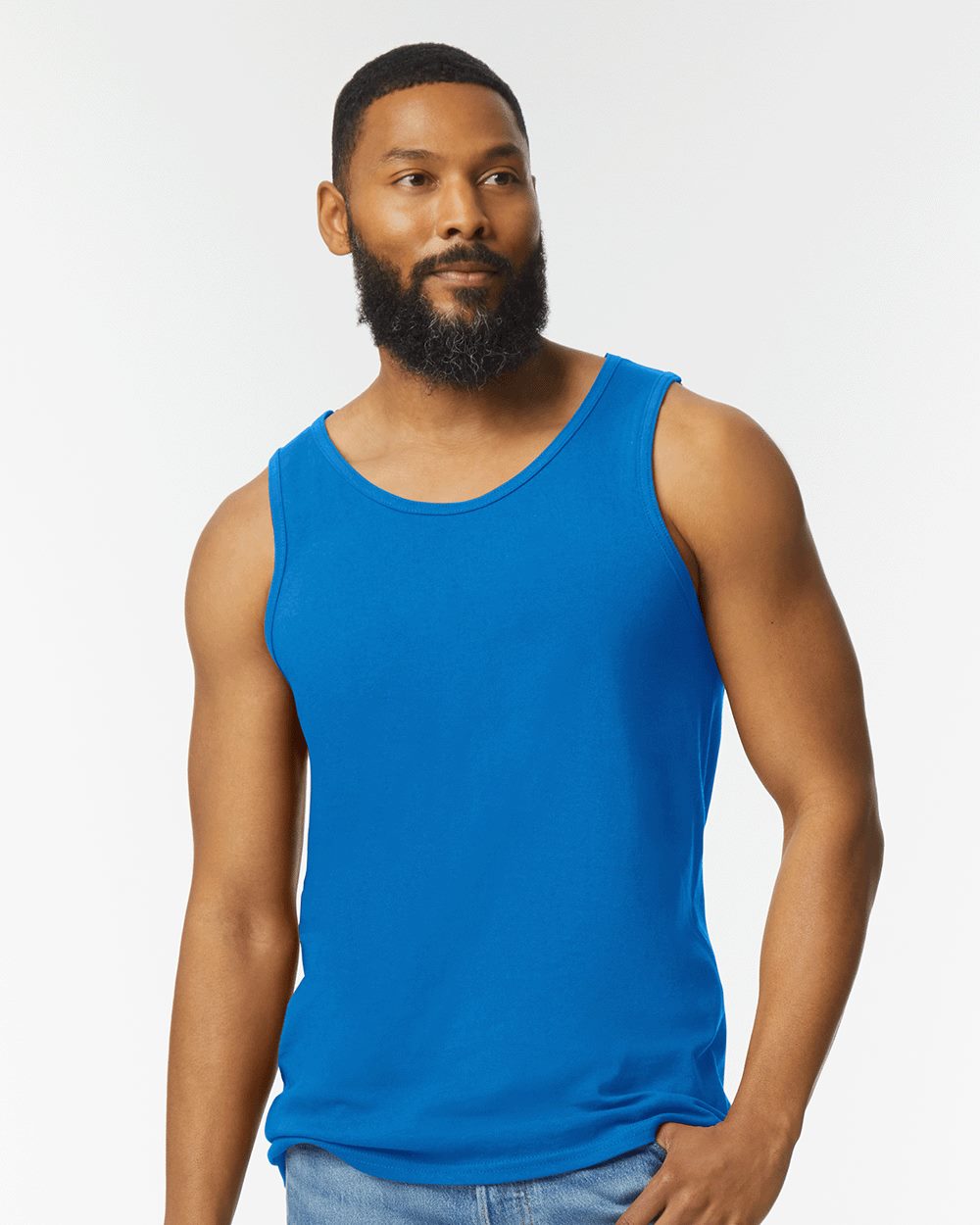Gildan - Camiseta sin mangas unisex de algodón pesado™ - 5200