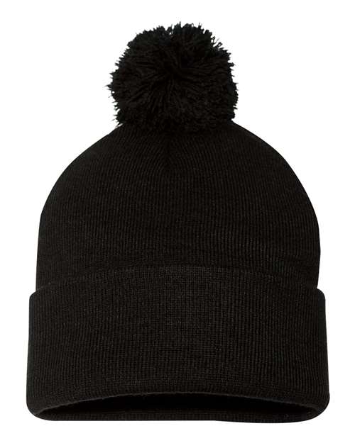 Sportsman - Gorro con puños y pompón de 30 cm - SP15