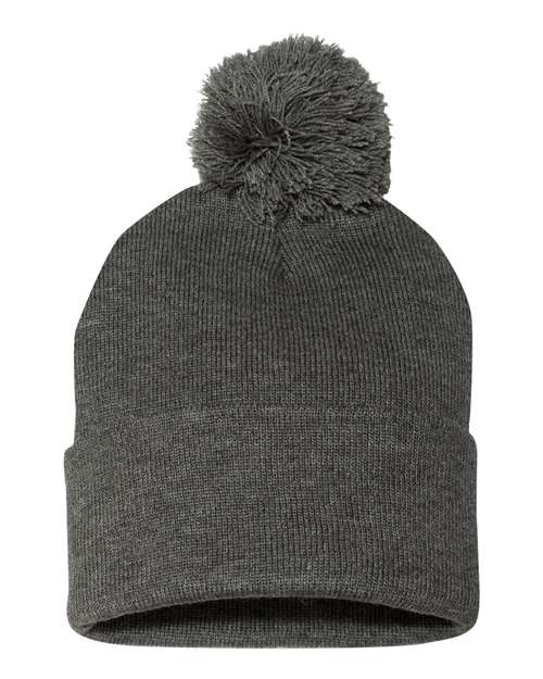 Sportsman - Gorro con puños y pompón de 30 cm - SP15