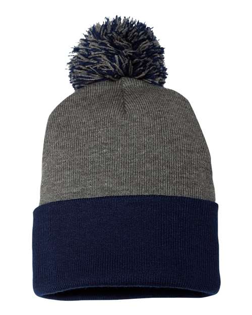 Sportsman - Gorro con puños y pompón de 30 cm - SP15