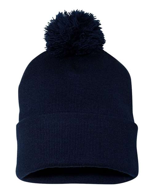 Sportsman - Gorro con puños y pompón de 30 cm - SP15