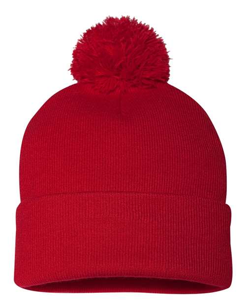 Sportsman - Gorro con puños y pompón de 30 cm - SP15