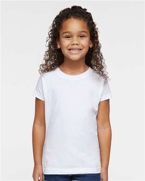 Rabbit Skins - Toddler Girls Fine Jersey Tee - 3316