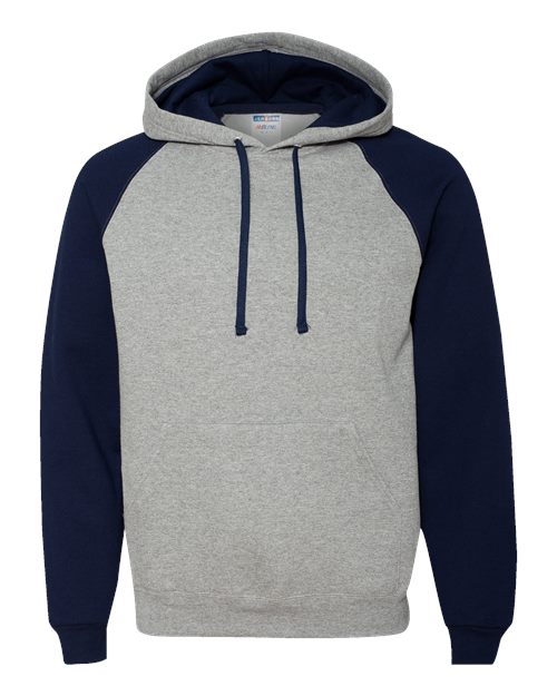 JERZEES - Unisex Nublend® Colorblocked Raglan Hooded Sweatshirt - 96CR