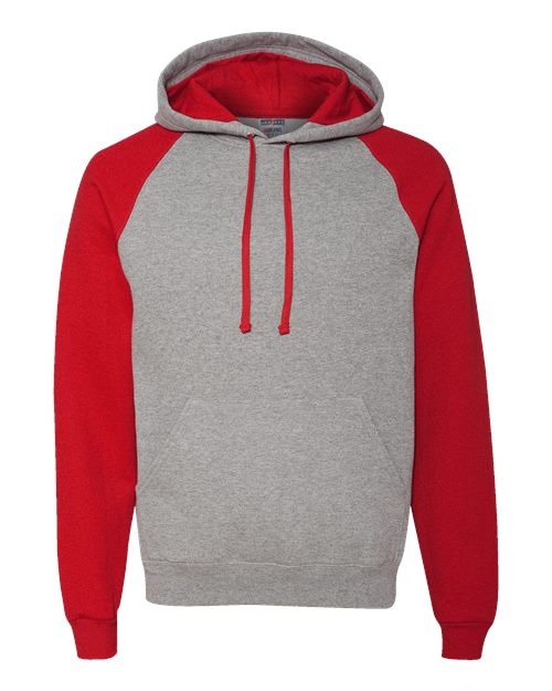 JERZEES - Unisex Nublend® Colorblocked Raglan Hooded Sweatshirt - 96CR