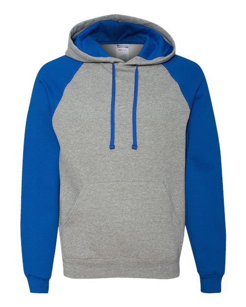 JERZEES - Unisex Nublend® Colorblocked Raglan Hooded Sweatshirt - 96CR