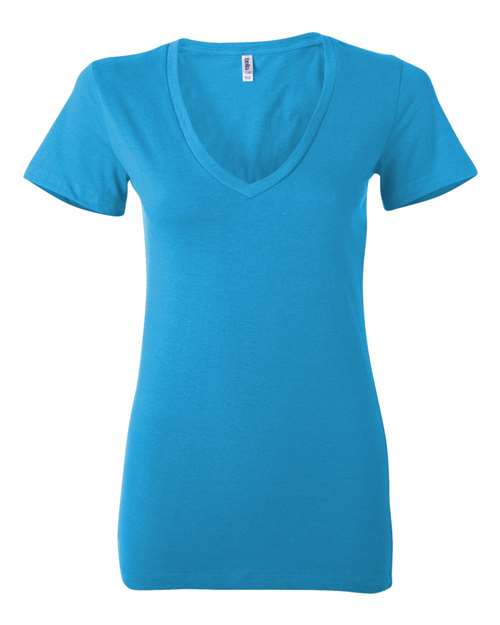 BELLA + CANVAS - Women’s Jersey Deep V-Neck Tee - 6035