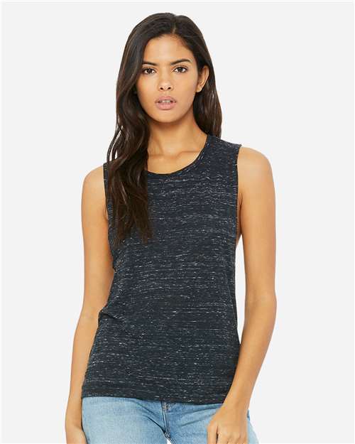 BELLA + CANVAS - Women's Flowy Scoop Muscle Tank - 8803