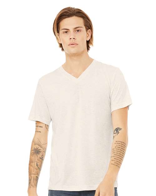 BELLA + CANVAS - Unisex Triblend V-Neck Tee - 3415