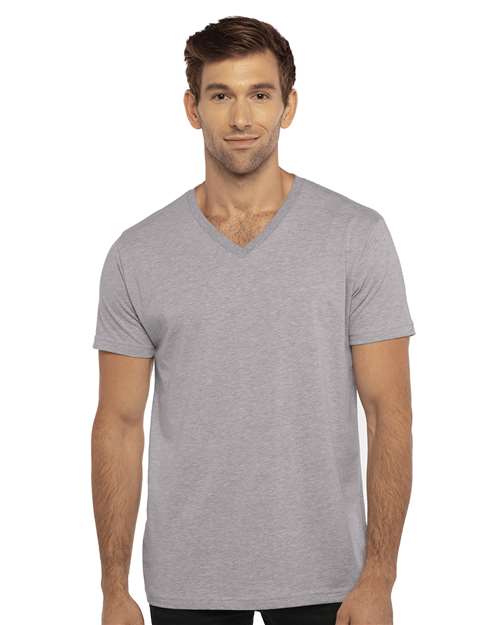 Next Level - Camiseta unisex de algodón con cuello en V - 3200